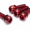Reverse Schroevenset Voor Schijfrem M6 18mm - 4 Stuks - Rood -Unior Winkel 01809 1