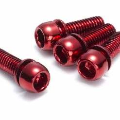 Reverse Schroevenset Voor Schijfrem M6 18mm - 4 Stuks - Rood