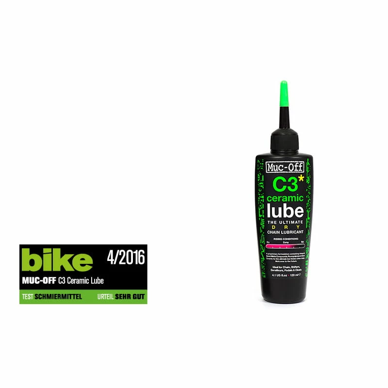 Muc-Off C3 Dry Ceramic Lube Kettingsmeermiddel 5 Muc-Off C3 Dry Ceramic Lube Kettingsmeermiddel - Afbeelding 3