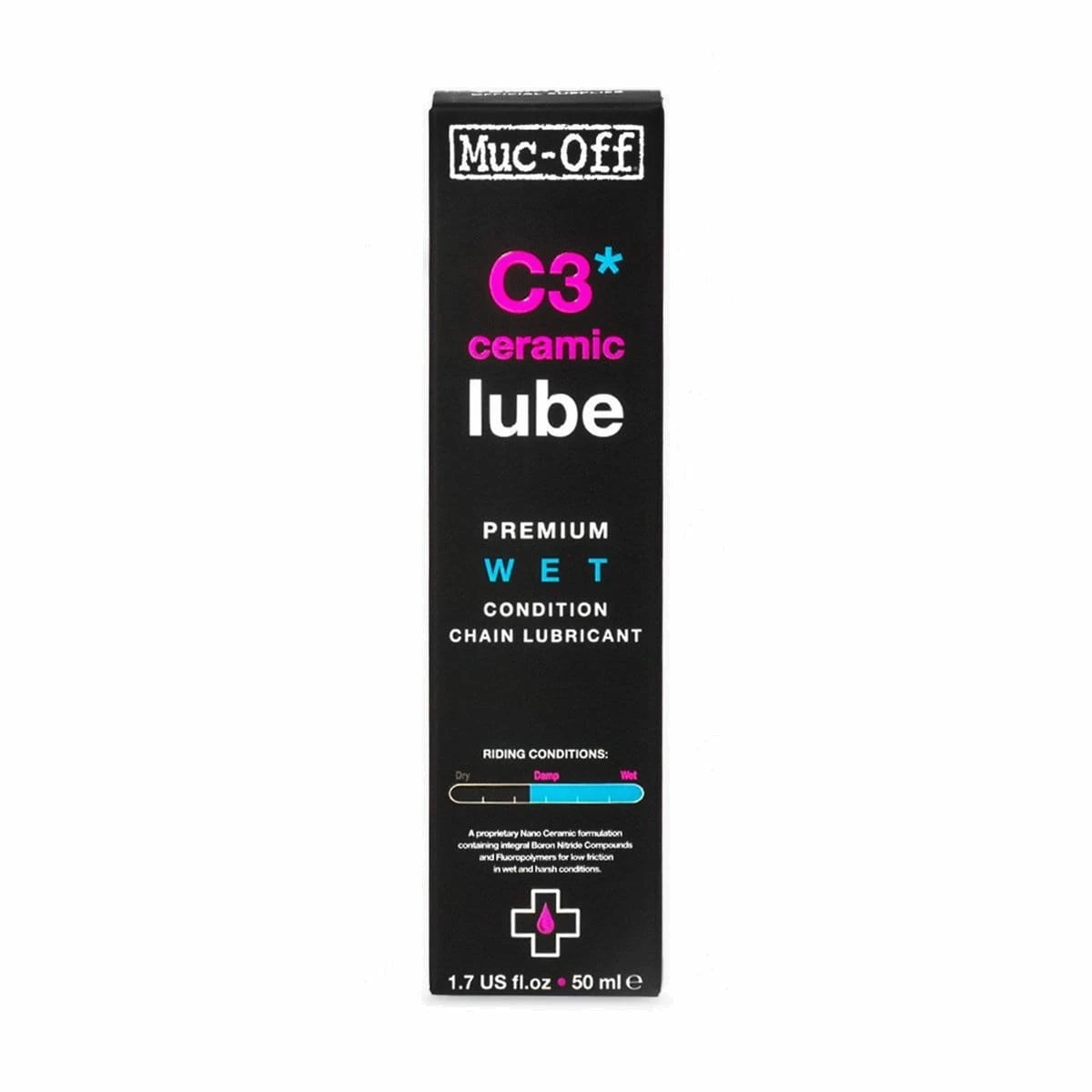 Muc-Off C3 Wet Ceramic Lube Ketting Smeermiddel - 50ml 4 Muc-Off C3 Wet Ceramic Lube Ketting Smeermiddel - 50ml - Afbeelding 2